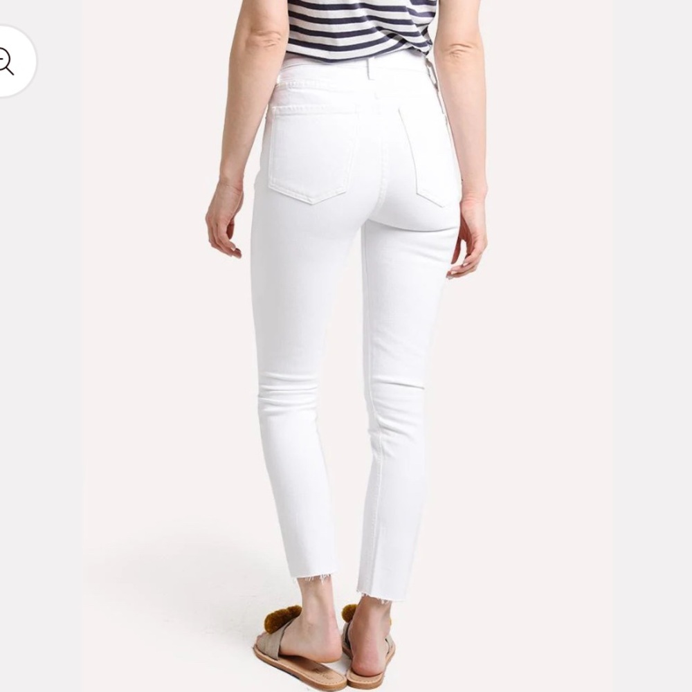 AGOLDE Nico High Rise Slim Fit Jeans in Blurred White Size 28 - Picture 3 of 12